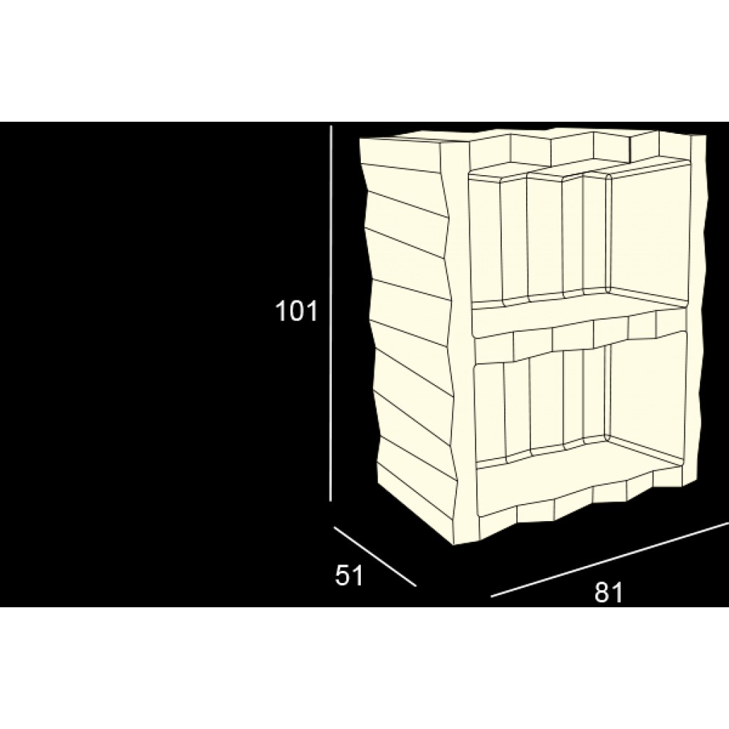 Spatiu depozitare cu iluminare din polietilena Frozen Display Light - Nuovo Design